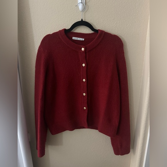 Abercrombie knit button down cardigan - LIKE NEW - Picture 1 of 4